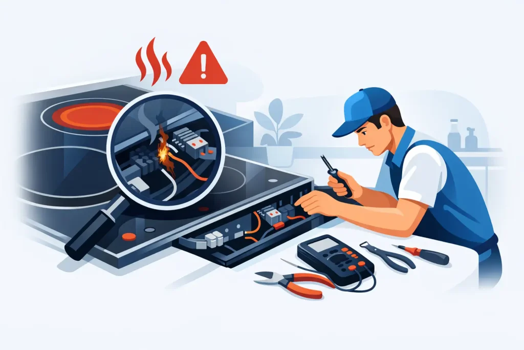 Electric Hob Repair When Your Hob Stops Heating
