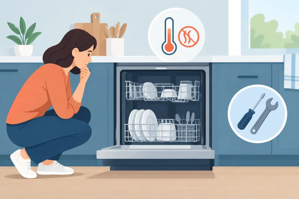 Dishwasher Not Heating? Causes and Next Steps